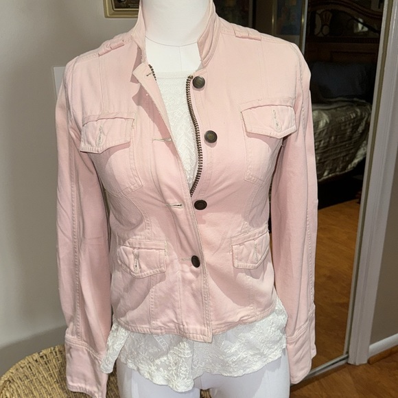 Twill Twenty Two Jackets & Blazers - Light pink jean jacket